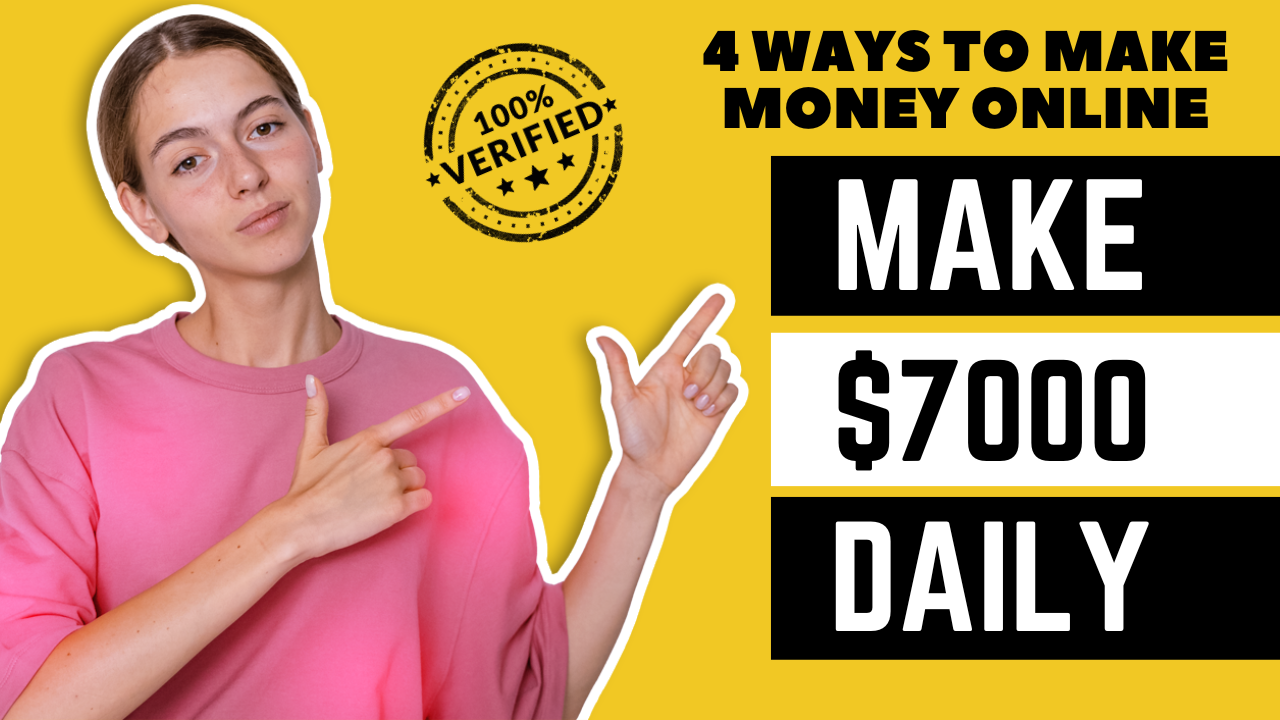 4 ways to make money online