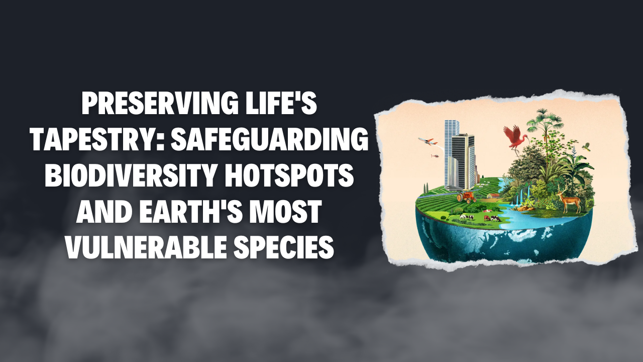 Preserving Life's Tapestry: Safeguarding Biodiversity Hotspots and Earth's Most Vulnerable Species